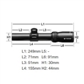 Vortex Crossfire II 1-4x24 AR Richtkijker, V-Brite Dradenkruis (MOA)