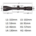 Vortex Crossfire II 3-9x50 Richtkijker, Dead-Hold DBC Dradenkruis (MOA)