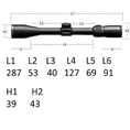 Vortex Crossfire II 4-12x44 Richtkijker, V-Plex Dradenkruis (MOA)