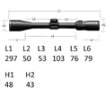 Vortex Diamondback 3-9x40 Richtkijker, V-Plex Dradenkruis (MOA)