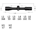 Vortex Diamondback Tactical 6-24x50 FFP Richtkijker, EBR-2C Dradenkruis (MRAD)