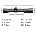 Vortex Razor HD LH 2-10x40 Richtkijker, G4 BDC Dradenkruis