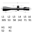 Vortex Viper 6.5-20x50 PA Richtkijker,  Dead-Hold BDC Dradenkruis (MOA)