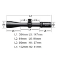 Vortex Viper HS 4-16x50 Richtkijker, Dead-Hold DBC Dradenkruis (MOA)