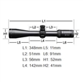 Vortex Viper HS-T 4-16x44 Richtkijker, VMR-1 Dradenkruis (MOA)