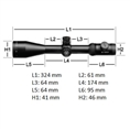 Vortex Viper PST Gen II 2-10x32 FFP Richtkijker, EBR-4 MOA