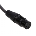 XLR Kabel 3-Pins XLR Male naar Female 1,5m