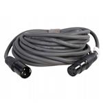 f XLR Kabel 3-Pins XLR Male naar Female 10m