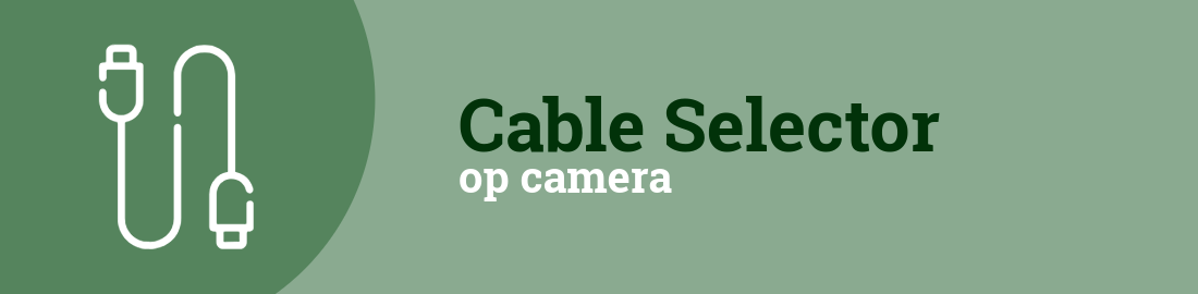 Welke kabel heb ik nodig voor mijn camera?