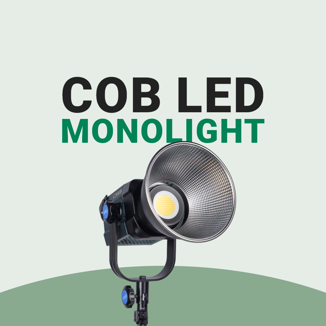  COB LED monolight: voor YouTube en interviews