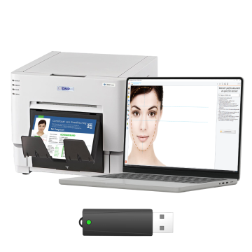 ID Photos Pro 8 Dongle met DNP DS-RX1HS printer