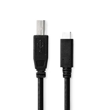 USB Kabel 2m USB-C naar USB-B