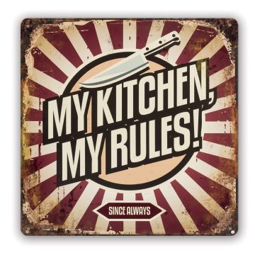 Zep Wall Art My Kitchen LL695 30x30 cm