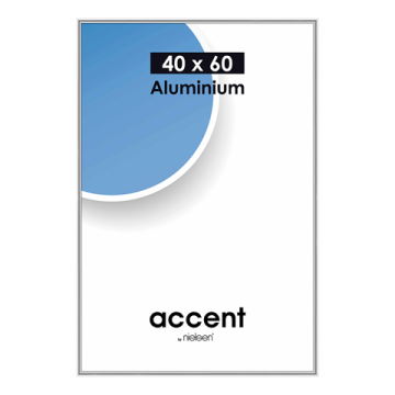 Nielsen Fotolijst 55123 Accent Glanzend Zilver 40x60 cm