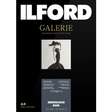 Ilford Galerie Semigloss Duo 250g A4 25 Vel Ilford Galerie Semigloss Duo 250g A4 25 Vel