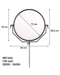 Falcon Eyes Bi-Color LED Lamp Sophiez SO-108TDX op 230V