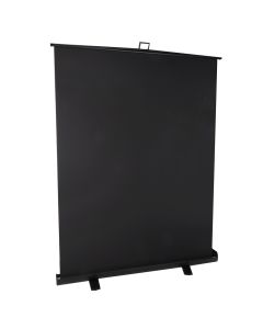 StudioKing Roll-Up Achtergrondscherm FB-150200FB 150x200 cm Zwart