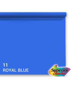 Superior Achtergrondpapier 11 Royal Blue Chroma Key 1,35 x 11m