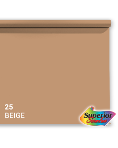 Superior Achtergrondpapier 25 Beige 1,35 x 11m