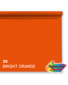 Superior Achtergrondpapier 39 Bright Orange 1,35 x 11m