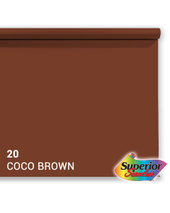 Superior Achtergrondpapier 20 Coco Brown 2,72 x 11m