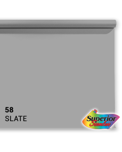 Superior Achtergrondpapier 58 Slate Grey 2,72 x 11m