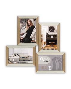 Zep Fotolijst DN496W Vercelli White 4Q 4x 10x15 cm