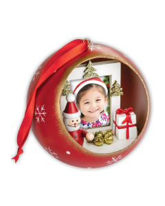 Foto Kerstbal Jarvis LS445 3,5x4,5 ø10 cm