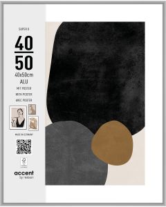 Nielsen Fotolijst 5440124 Super 8 Mat Zilver 40x50 cm