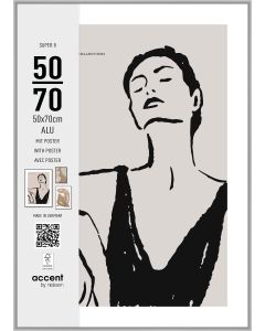Nielsen Fotolijst 5452124 Super 8 Mat Zilver 50x70 cm