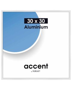 Nielsen Fotolijst 54139 Accent Glanzend Wit 30x30 cm
