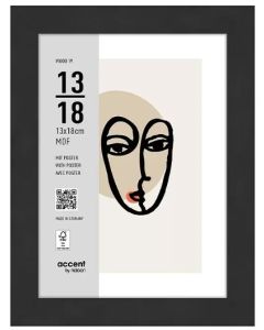 Nielsen Fotolijst 3232201 Wood 19 Zwart 13x18 cm
