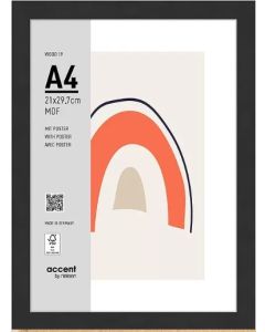 Nielsen Fotolijst 3221201 Wood 19 Zwart 21x29,7 cm 