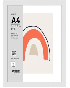 Nielsen Fotolijst 3221202 Wood 19 Wit 21x29,7 cm 