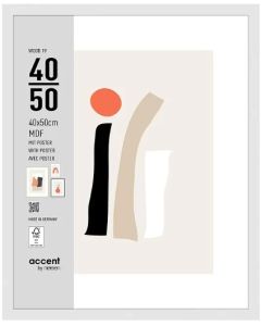 Nielsen Fotolijst 3240202 Wood 19 Wit 40x50 cm