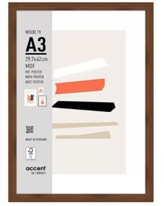 Nielsen Fotolijst 3224205 Wood 19 Walnut 29,7x42 cm