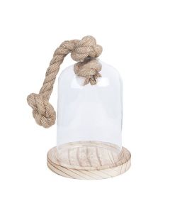 Clayre Eef 6GL2220 Stolp Transparant 12x19 cm